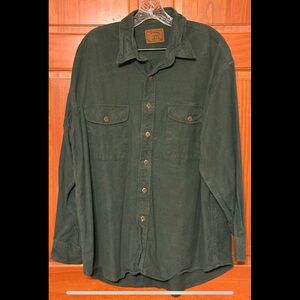 St. John's Bay Green Lightweight Shirt Jacket